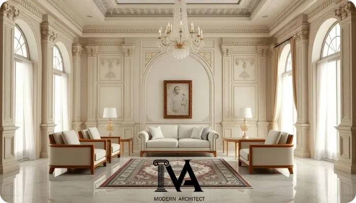 رنگها و متریال مناسب سبک نئوکلاسیک