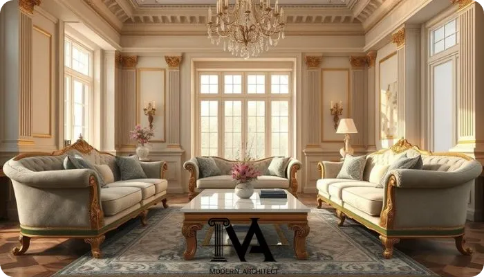 مبلمان و چیدمان استاندارد نئوکلاسیک