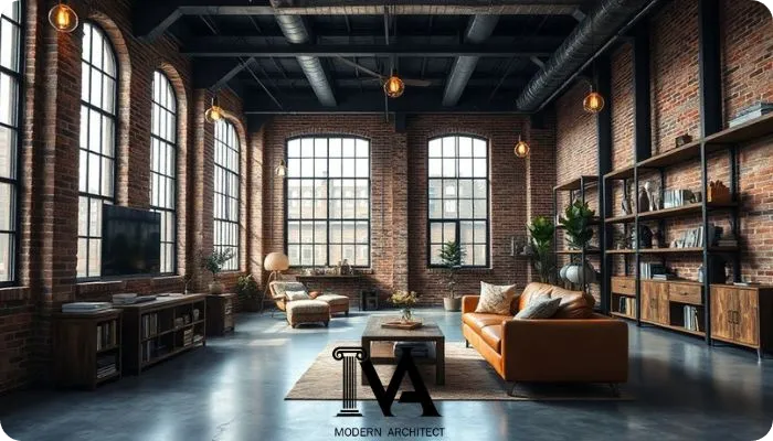 رنگها و متریال مناسب سبک صنعتی در منزل